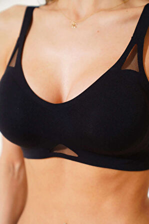 Çıkarılabilir Pedli & Ayarlanabilir Askılı Lazer Kesim Spor Sütyen AL.LA01.SU01.LL01