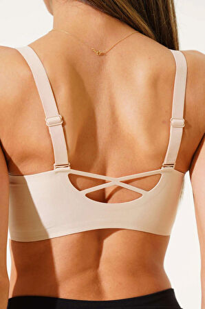 Çıkarılabilir Pedli & Ayarlanabilir Askılı Lazer Kesim Spor Sütyen AL.LA01.SU01.LL01