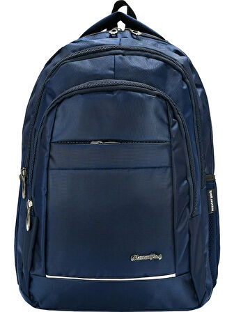DZC KUZRNLER AVM LACİVERT OKUL SIRT ÇANTASI DAYANIKLI ÇOK GÖZLÜ GÜNLÜK SPOR UNISEX  