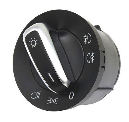 VOLKSWAGEN CADDY III FAR AÇMA KAPAMA DÜĞMESİ ANAHTARI 2005-2016 KROM