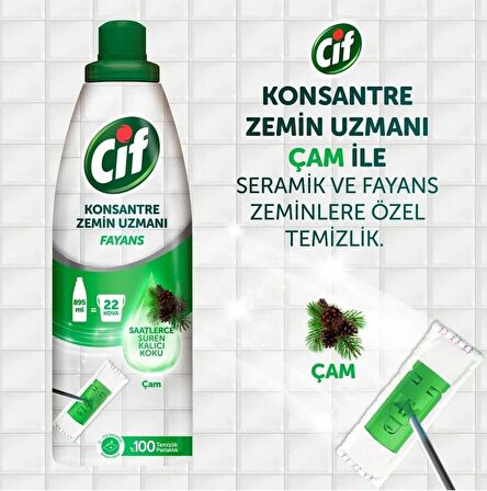 Cif Konsantre Zemin Uzmanı Fayans Çam 895 Ml 