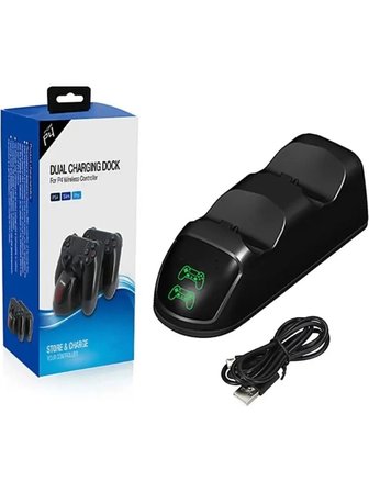  Ps4 Dualshock 4 Şarj İstasyonu LED Göstergeli Stand Tp4-889 Taşınabilir ve Yer Tasarruflu
