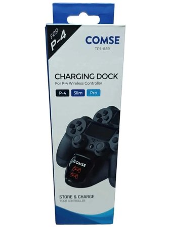  Ps4 Dualshock 4 Şarj İstasyonu LED Göstergeli Stand Tp4-889 Taşınabilir ve Yer Tasarruflu
