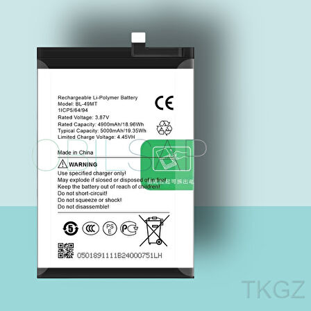 Tkgz - Tecno CAMON 19 PRO - BL-49MT - Batarya Pil Orijinal Sıfır