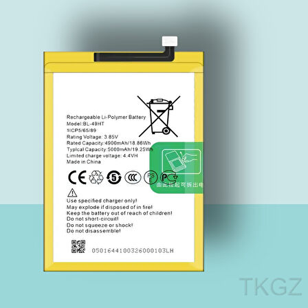 Tkgz - Tecno SPARK 6 - BL-49HT - Batarya Pil Orijinal Sıfır