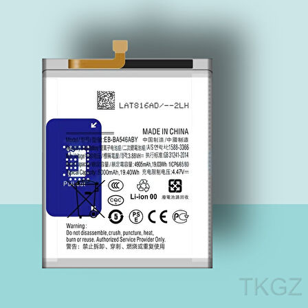 Tkgz - Samsung Galaxy A54 - A546 Batarya Pil Orijinal Sıfır