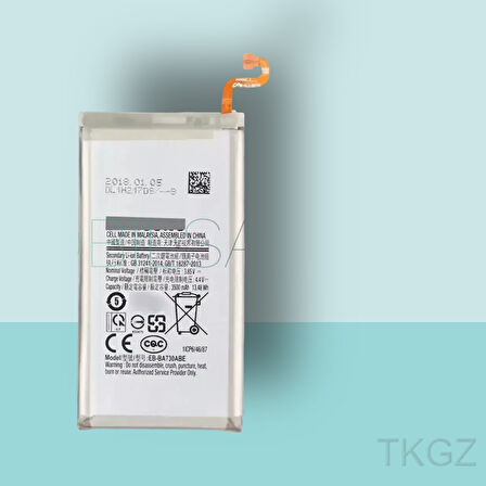 Tkgz - Samsung Galaxy A8 PLUS - A730 Batarya Pil Orijinal Sıfır