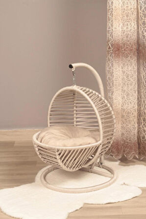 Cat Loft Kedi Salıncağı ve Minderli Rahat Yatağı, Sık Örgülü Rattan Tasarım