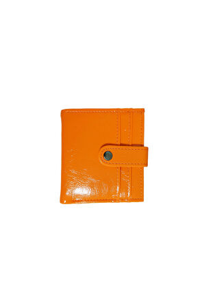 Kağıt Para Bölmeli Çıtçıtlı Suni Deri Cüzdan ve Kartlık