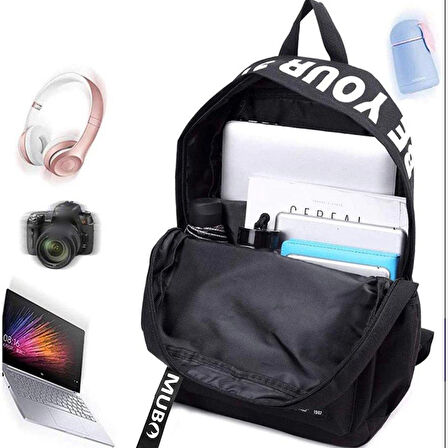 DZC KUZENLER AVM BEZ SIRT ÇANTASI UNISEX GÜNLÜK BÜYÜK BOY OKUL ÇANTA 