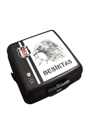 Beşiktaş Lisanslı Plastik Beslenme Kabı/Kutusu (Kartal)