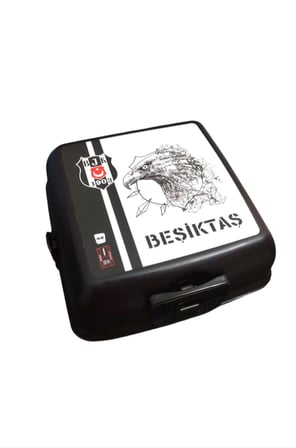 Beşiktaş Lisanslı Plastik Beslenme Kabı/Kutusu (Kartal)