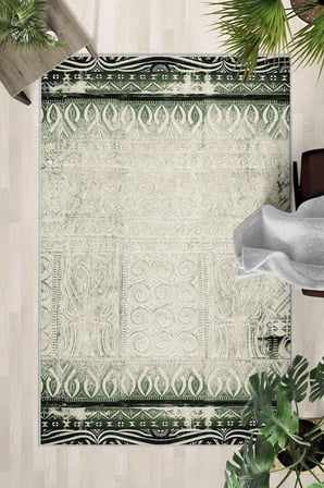 Kaymaz Taban Yıkanabilir Halı – Mutfak, Salon, Yatak Odası için Modern Dijital Baskı Halı (SLNHALI20