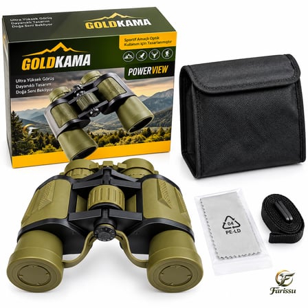 Gold Kama 100x100 Profesyonel Dürbün – 20x Zoom | 50mm Objektif | 26mm Göz Merceği | 3000 Metre Maksimum Menzil