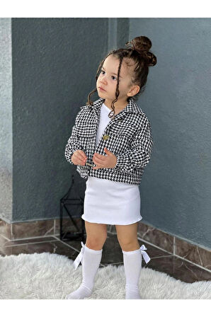 KIZ ÇOCUK ÖZEL TASARIM KAZAYAĞI YARIM CEKET