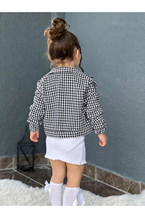 KIZ ÇOCUK ÖZEL TASARIM KAZAYAĞI YARIM CEKET