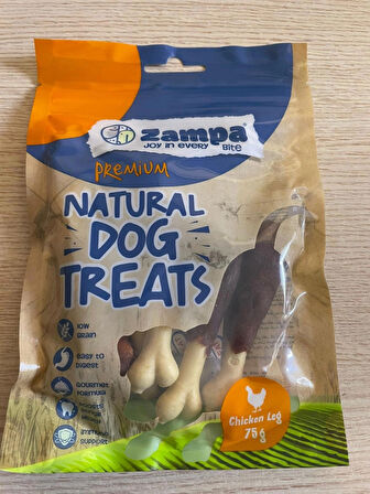 Zampa Köpek Ödülü Maması, Tavuk Butu Ödül - 75g