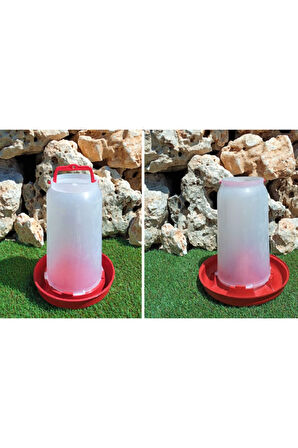 2 Li Set 4 Lt Suluk 4 Kg Yemlik Tavuk Yemliği Tavuk Suluğu Civciv Yemliği Civciv Suluğu