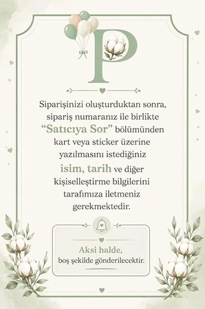 Pamuğum Atelier 3 cm Şişeli Kına Hediyeliği – Kişiye Özel Tasarım Kartlı Kına Hediyeliği (15 Adet)