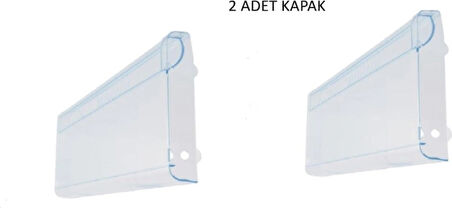 Bosch Siemens Profilo Alttan Dondurucu Soğutucu Için Çekmece Kapak Paneli (2 Adet )-KGN56-57 Model Için