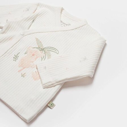 Bibaby Biorganic Koala Jungle 5'Li Hastane Çıkış Seti 62325 Pembe
