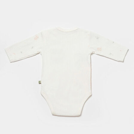 Bibaby Biorganic Koala Jungle Uzun Kol Bebek Body 56969 Pembe