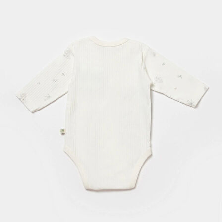Bibaby Biorganic Koala Jungle Uzun Kol Bebek Body 56969 Gri