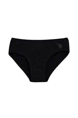 U.S Polo Kız Çocuk Slip Külot 1677 Siyah