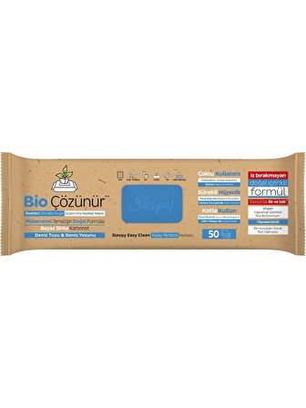 Sleepy Bio Yüzey Temizlik Havlusu 50 Adet Deniz Tuzu Yosun