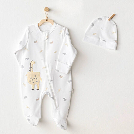 Andywawa AC25803 Little King Bebek Tulum Takım White