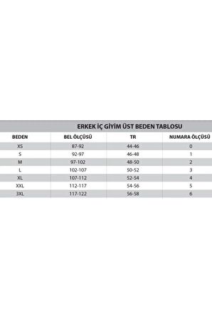 Erkek Beyaz Atlet 6'lı Paket Pamuklu