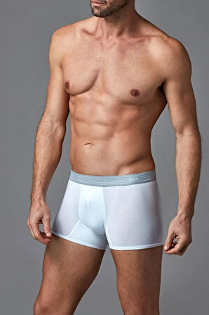 Erkek Beyaz Mıcro Modal Boxer