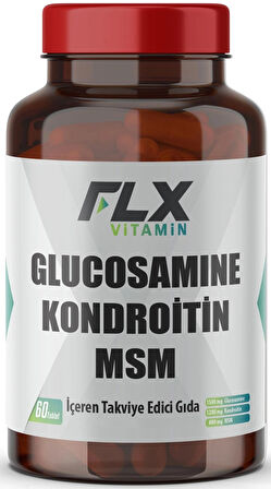 Flx Glucosamine Chondroitin Msm Hyoluronic Zerdeçal 60 Tablet