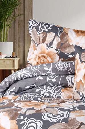 Aytunç Sarmaşık %100 Pamuklu Çift Kişilik Nevresim Takımı 200x220 cm