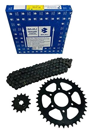 Bajaj Pulsar Ns 200 ,Rs 200 Orjiinal Zincir Dişli Seti Oringli Tüm Yıllara Uyumlu -Arasmoto