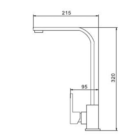 Fleko SSC4-S4B Stell Black Siyah Mutfak Eviye Bataryası