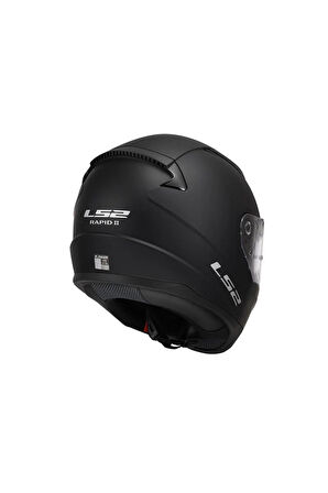 Rapid 2 Mat Siyah Kask (YENİ SERİ)