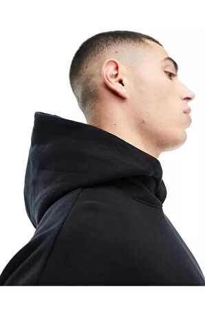 3 Iplik Polarlı Kapüşonlu Oversize Kalıp Hoodie Unisex Sweatshirt