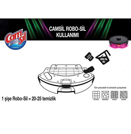 Camsil Robo-Sil Yüzey Temizleyici Çam 900 ml