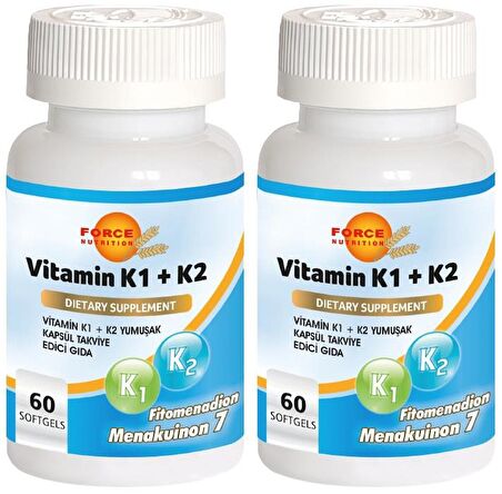Vitamin K1 Vitamin K2 2x60 Softgel