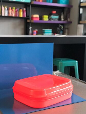 Tupperware Tek Bölmeli Beslenme Kutusu, Saklama Kabı