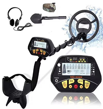 MD 3028 PRO Paket  Ayrım Özellikli Define Altın Metal Dedektörü