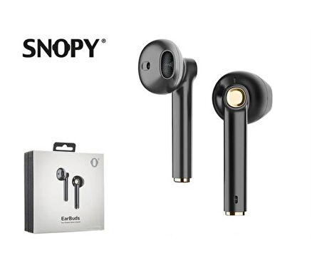 Snopy SN-TWS06 Siyah Mobil Telefon Uyumlu Bluetooth Tws Mikrofonlu Kulaklık