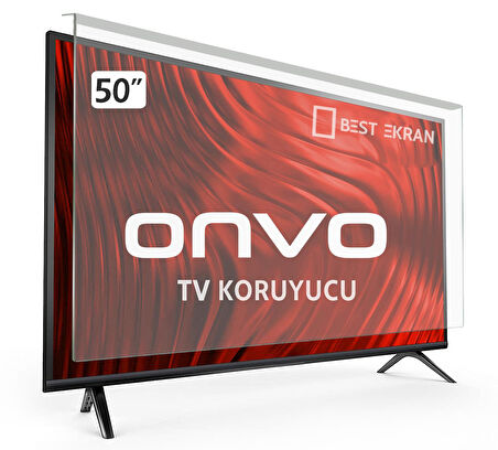 ONVO 50OVF9000UQ  TV EKRAN KORUYUCU - Onvo 50" inc Ekran Koruyucu 4K Led Android Smart uyumlu
