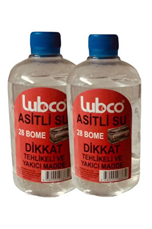 Asitli Su(Akü Asiti) 500 ml X 2Adet