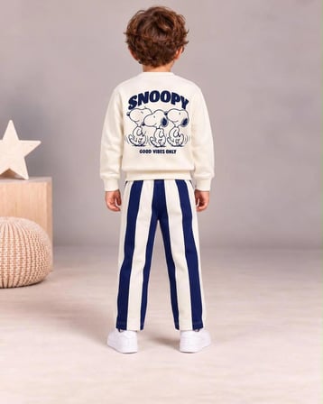 Cimcimkids Snoopy Baskılı 2'li Takım
