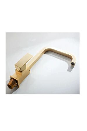 MUTFAK EVİYE BATARYASI MAT GOLD RENK MODERN YENİ İTHAL 7 YIL GARANTİLİ