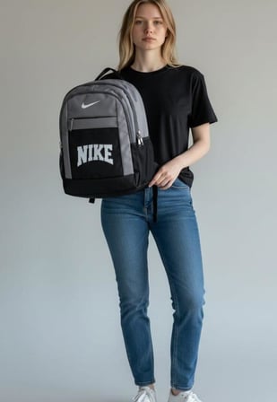 KIZ ERKEK SAĞLAM OKUL ÇANTASI LAPTOP SPOR KALİTELİ GRİ