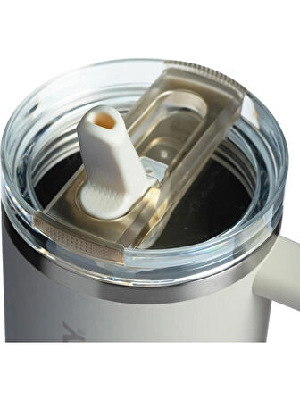 Stanley The Quencher Protour Flip Straw Tumbler 40 Oz 1,18 ltSızdırmaz Pipetli Termos krem