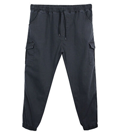 Erkek  Büyük Beden 100-156 Kilo Arası İçin Uygun Kargo Cepli Jogger Kot Pantolon